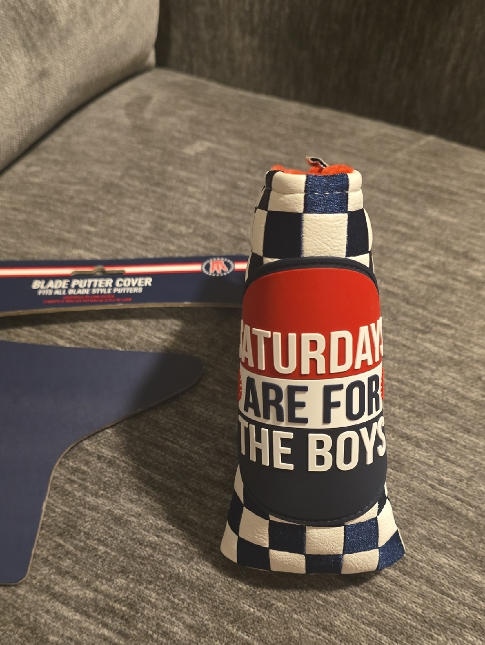 Barstool Sports Golf Putter Blade Headcover - Saturdays Are For The Boys